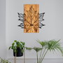 Wallity Hare Escultura de Pared Negro y Nogal